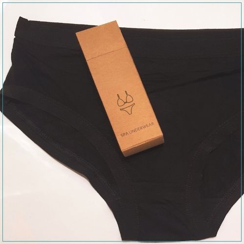 planet zero waste products spa underwear