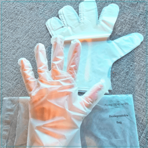 planet zero waste products-biodegradable glove